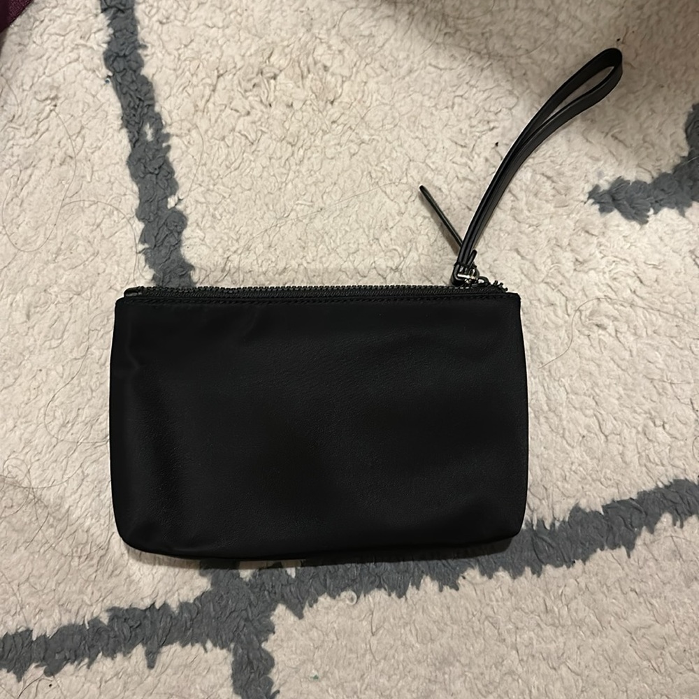 Kate Spade large wristlet. All black with two zippered sides. Can fit an iPhone. - Picture 2 of 3
